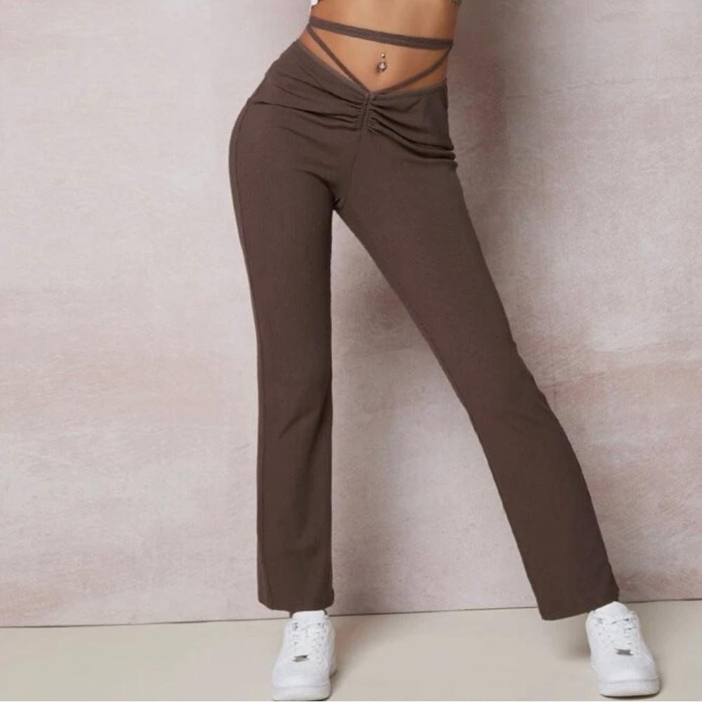 tie draw string pants